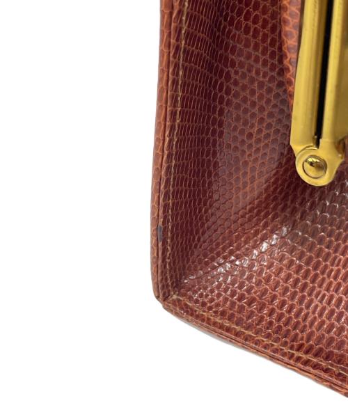 MAPPIN&WEBB（マッピンアンドウェッブ）MAPPIN&WEBB (マッピンアンドウェッブ) ハンドバッグ ブラウンの古着・服飾アイテム