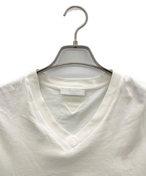 PRADA（プラダ）PRADA (プラダ) Tシャツ ホワイト サイズ:SIZE Mの古着・服飾アイテム