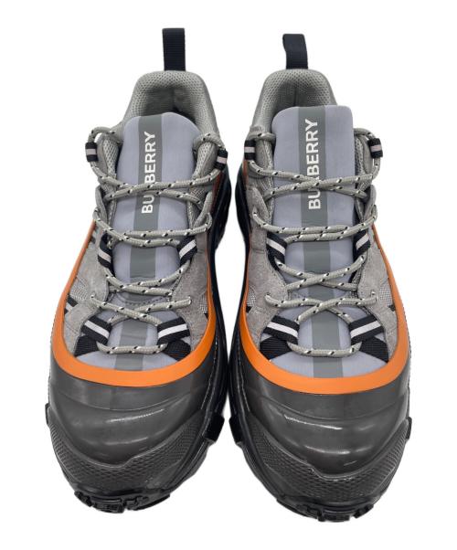 BURBERRY LONDON（バーバリーロンドン）BURBERRY LONDON (バーバリーロンドン) ARTHUR M STORY（アーサーエムストーリー）ダッドローカットスニーカー グレー サイズ:42の古着・服飾アイテム