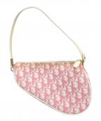 Christian Diorクリスチャン ディオール）の古着「サドルバッグ」｜ピンク