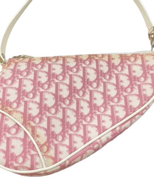 Christian Dior（クリスチャン ディオール）Christian Dior (クリスチャン ディオール) サドルバッグ ピンクの古着・服飾アイテム