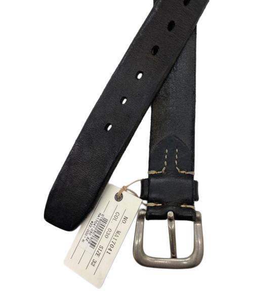 THE REAL McCOY'S（ザ・リアルマッコイズ）THE REAL McCOY'S (ザ・リアルマッコイズ) Joe McCOY (ジョーマッコイ) BEND LEATHER BELT ブラック サイズ:32の古着・服飾アイテム