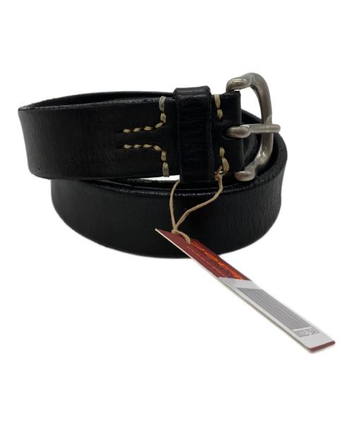 THE REAL McCOY'S（ザ・リアルマッコイズ）THE REAL McCOY'S (ザ・リアルマッコイズ) Joe McCOY (ジョーマッコイ) BEND LEATHER BELT ブラック サイズ:32の古着・服飾アイテム