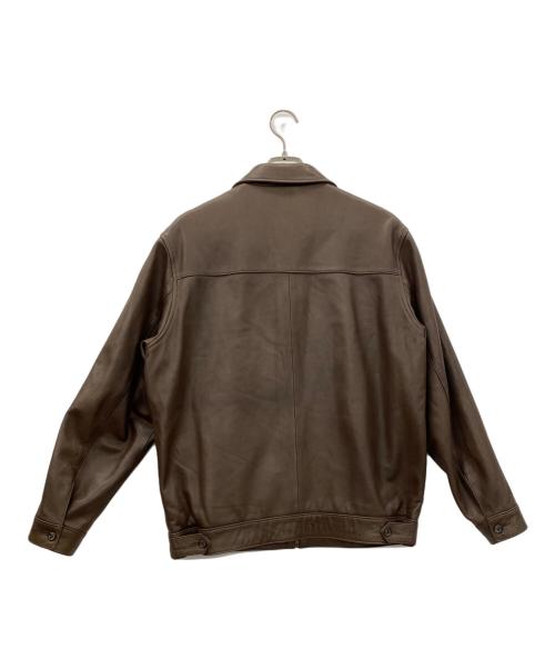 POLO RALPH LAUREN（ポロ・ラルフローレン）POLO RALPH LAUREN (ポロ・ラルフローレン) レザージャケット ブラウン サイズ:Lの古着・服飾アイテム