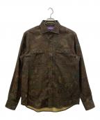 RALPH LAURENラルフローレン）の古着「ペイズリープリントウールシャツ」