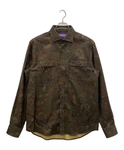 RALPH LAUREN（ラルフローレン）RALPH LAUREN (ラルフローレン) ペイズリープリントウールシャツ サイズ:Lの古着・服飾アイテム