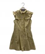BURBERRY BLUE LABELバーバリーロンドンブルーレーベル）の古着「ノースリーブワンピース」｜ベージュ