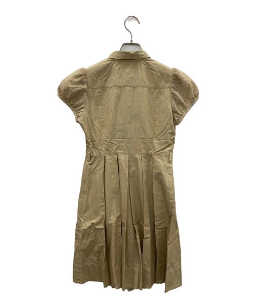 BURBERRY BLUE LABEL（バーバリーロンドンブルーレーベル）BURBERRY BLUE LABEL (バーバリーロンドンブルーレーベル) ノースリーブワンピース ベージュ サイズ:36の古着・服飾アイテム