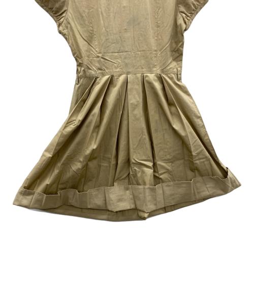 BURBERRY BLUE LABEL（バーバリーロンドンブルーレーベル）BURBERRY BLUE LABEL (バーバリーロンドンブルーレーベル) ノースリーブワンピース ベージュ サイズ:36の古着・服飾アイテム