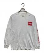 THE NORTH FACEザ ノース フェイス）の古着「SLEEVE GRAPHIC TEE BLACK」｜ホワイト