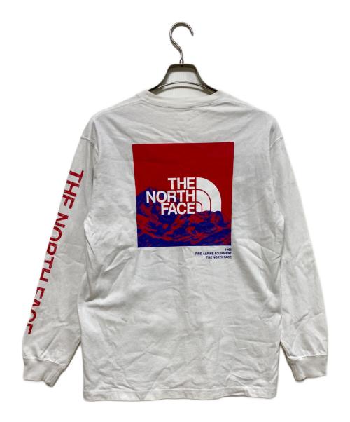 THE NORTH FACE（ザ ノース フェイス）THE NORTH FACE (ザ ノース フェイス) SLEEVE GRAPHIC TEE BLACK ホワイト サイズ:Mの古着・服飾アイテム