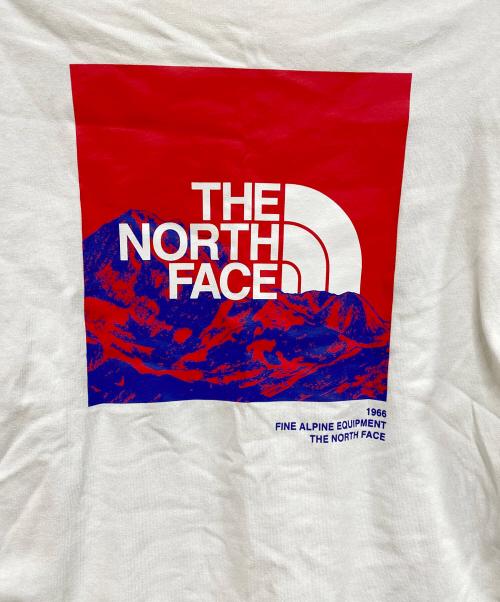 THE NORTH FACE（ザ ノース フェイス）THE NORTH FACE (ザ ノース フェイス) SLEEVE GRAPHIC TEE BLACK ホワイト サイズ:Mの古着・服飾アイテム