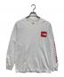 THE NORTH FACE（ザ ノース フェイス）の古着「SLEEVE GRAPHIC TEE BLACK」｜ホワイト
