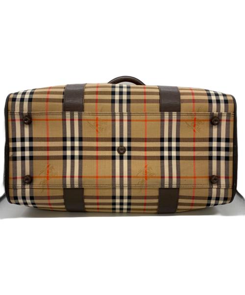 BURBERRY（バーバリー）BURBERRY (バーバリー) ボストンバッグ ブラウンの古着・服飾アイテム