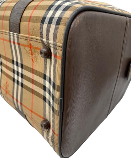 BURBERRY（バーバリー）BURBERRY (バーバリー) ボストンバッグ ブラウンの古着・服飾アイテム