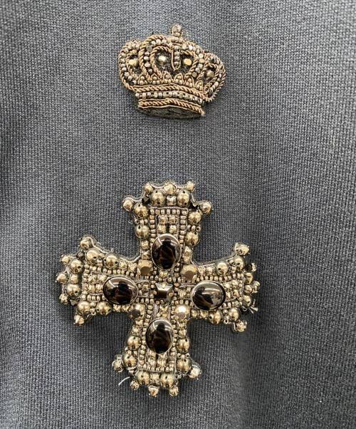 DOLCE & GABBANA（ドルチェ＆ガッバーナ）DOLCE & GABBANA (ドルチェ＆ガッバーナ) ジップパーカー ネイビー サイズ:46の古着・服飾アイテム