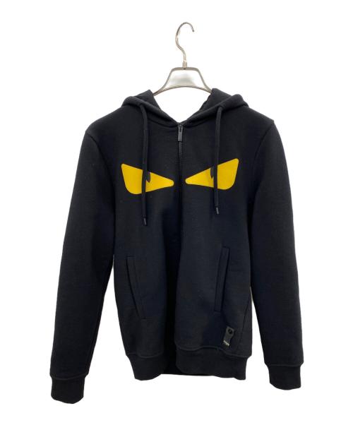 FENDI（フェンディ）FENDI (フェンディ) ジップパーカー ブラック サイズ:46の古着・服飾アイテム