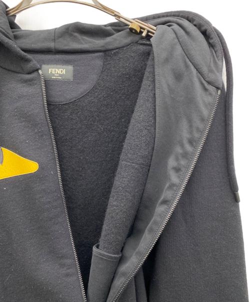 FENDI（フェンディ）FENDI (フェンディ) ジップパーカー ブラック サイズ:46の古着・服飾アイテム
