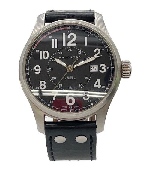 HAMILTON（ハミルトン）HAMILTON (ハミルトン) リストウォッチ ブラックの古着・服飾アイテム