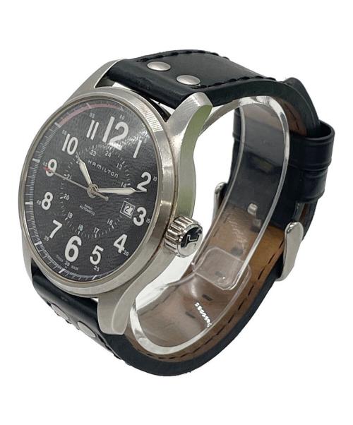 HAMILTON（ハミルトン）HAMILTON (ハミルトン) リストウォッチ ブラックの古着・服飾アイテム
