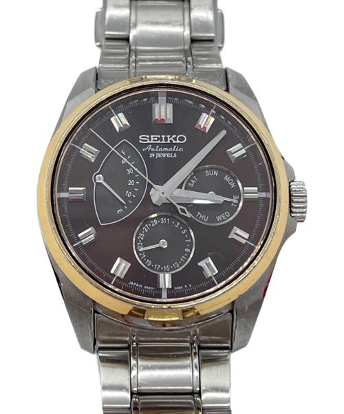 SEIKO（セイコー）SEIKO (セイコー) デイデイト パワーリザーブ ブラウンの古着・服飾アイテム