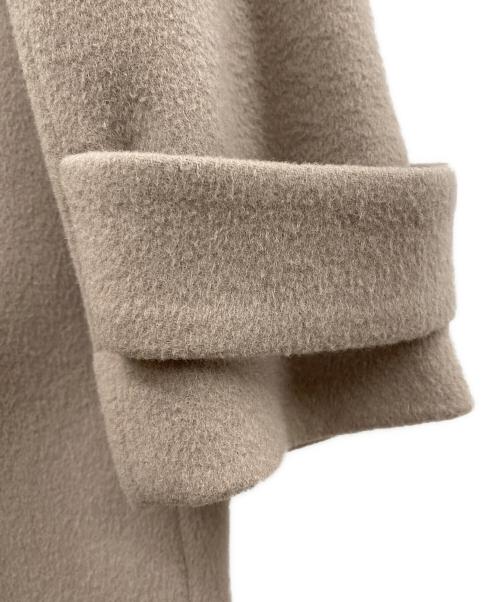 U.A. GreenLabelRelaxing（ユナイテッドアローズグリーンレーベル リラクシング）U.A. GreenLabelRelaxing (ユナイテッドアローズグリーンレーベル リラクシング) ショートビーバーノーカラーコート ピンク サイズ:36の古着・服飾アイテム