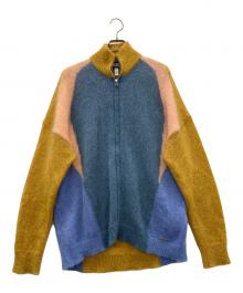 DIESEL（ディーゼル）の古着「モヘアジップニット」｜マルチカラー