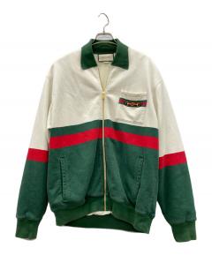 中古・古着通販】GUCCI (グッチ) レザージャケット ブラウン サイズ:44