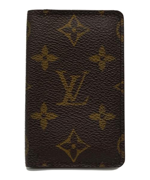 LOUIS VUITTON（ルイ ヴィトン）LOUIS VUITTON (ルイ ヴィトン) 名刺入れ ブラウンの古着・服飾アイテム