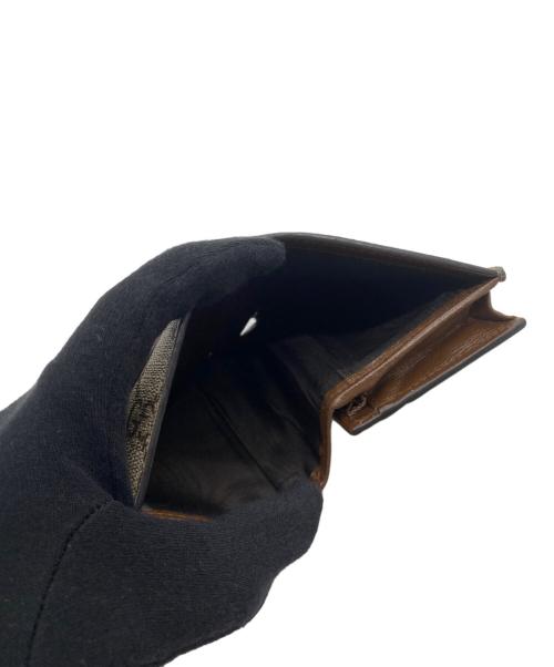 GUCCI（グッチ）GUCCI (グッチ) コンパクトウォレット ブラウンの古着・服飾アイテム