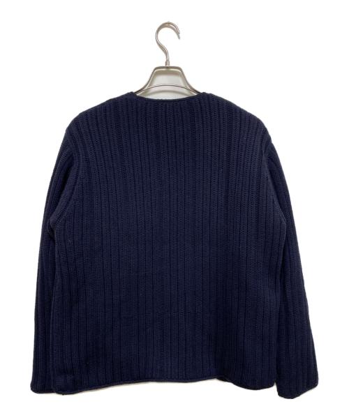 PRADA（プラダ）PRADA (プラダ) 厚手ニット ネイビー サイズ:48の古着・服飾アイテム