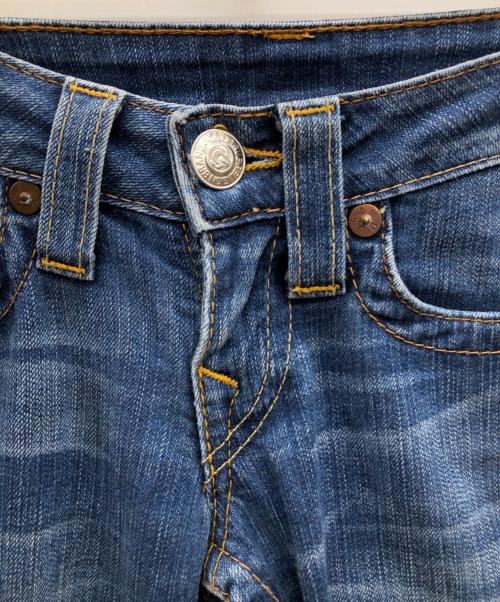 TRUE RELIGION（トゥルー レリジョン）TRUE RELIGION (トゥルー レリジョン) ローライズフレアデニムパンツ インディゴ サイズ: 61cm (W24)の古着・服飾アイテム