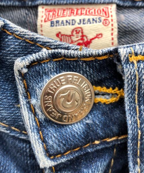 TRUE RELIGION（トゥルー レリジョン）TRUE RELIGION (トゥルー レリジョン) ローライズフレアデニムパンツ インディゴ サイズ: 61cm (W24)の古着・服飾アイテム