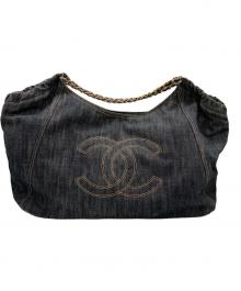 CHANEL（シャネル）の古着「チェーントートバッグ ココカバスGM」｜インディゴ