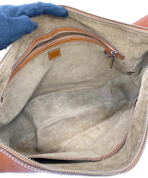 土屋鞄（ツチヤカバン）土屋鞄 (ツチヤカバン) レザーショルダーバッグ ブラウンの古着・服飾アイテム