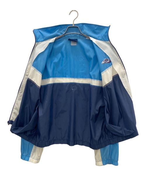 NIKE（ナイキ）NIKE (ナイキ) ナイロンジャケット ブルー×ネイビー サイズ:SIZE Mの古着・服飾アイテム