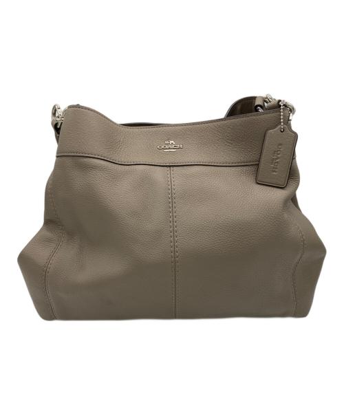 COACH（コーチ）COACH (コーチ) ハンドバッグ ベージュの古着・服飾アイテム