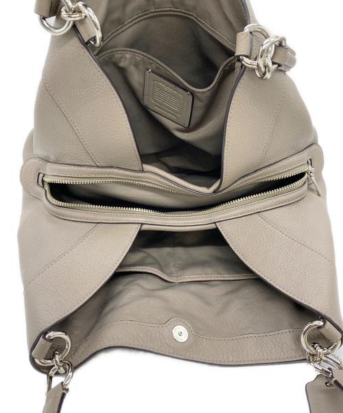 COACH（コーチ）COACH (コーチ) ハンドバッグ ベージュの古着・服飾アイテム