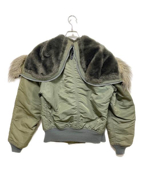 ALPHA（アルファ）ALPHA (アルファ) フライトジャケット オリーブ サイズ:Sの古着・服飾アイテム