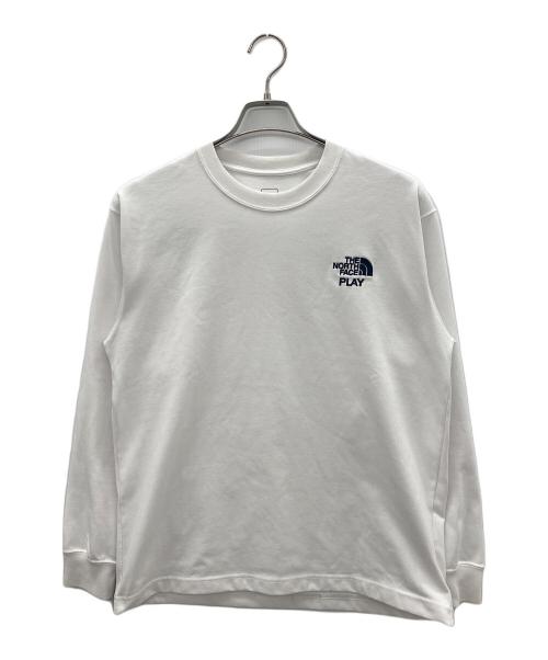 THE NORTH FACE（ザ ノース フェイス）THE NORTH FACE (ザ ノース フェイス) ロングスリーブTシャツ ホワイト サイズ:SIZE Mの古着・服飾アイテム