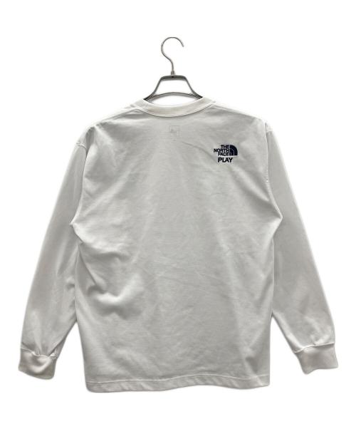 THE NORTH FACE（ザ ノース フェイス）THE NORTH FACE (ザ ノース フェイス) ロングスリーブTシャツ ホワイト サイズ:SIZE Mの古着・服飾アイテム