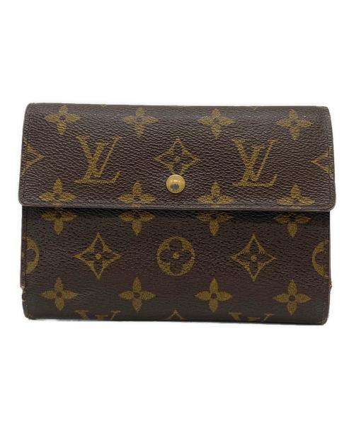 LOUIS VUITTON（ルイ ヴィトン）LOUIS VUITTON (ルイ ヴィトン) 3つ折り財布 ブラウンの古着・服飾アイテム