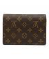 LOUIS VUITTON (ルイ ヴィトン) 3つ折り財布 ブラウン：5000円