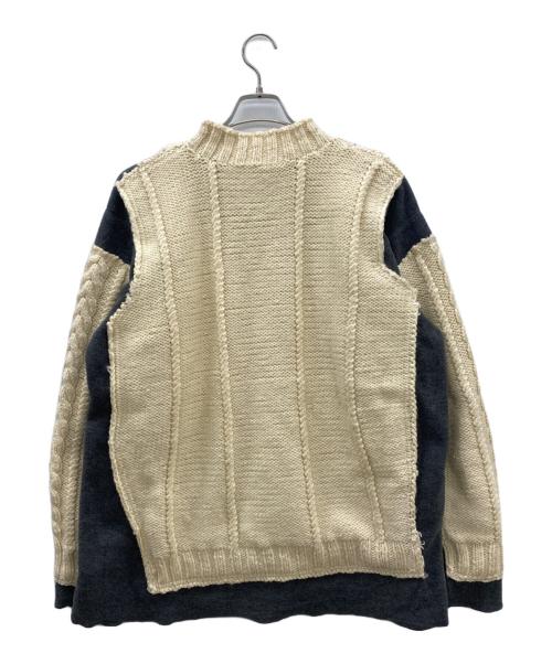Rebuild by Needles（リビルドバイニードルス）Rebuild by Needles (リビルドバイニードルス) ニット ベージュ サイズ:Lの古着・服飾アイテム