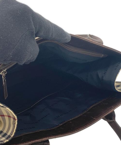 BURBERRY（バーバリー）BURBERRY (バーバリー) 2WAYバッグ ベージュ×ブラウンの古着・服飾アイテム