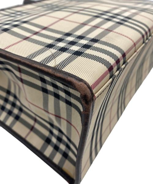 BURBERRY（バーバリー）BURBERRY (バーバリー) 2WAYバッグ ベージュ×ブラウンの古着・服飾アイテム