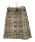 BURBERRY LONDON（バーバリーロンドン）の古着「チェックスカート」｜ベージュ×ブラウン