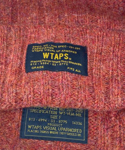 WTAPS（ダブルタップス）WTAPS (ダブルタップス) ニット帽 オレンジの古着・服飾アイテム