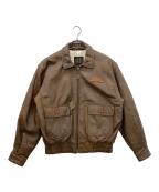 AVIREX×US ARMYアヴィレックス×ユーエスアーミー）の古着「G-1 レザージャケット」｜ブラウン
