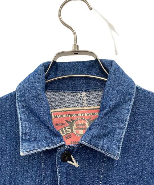 CUSMAN（クッシュマン）CUSMAN (クッシュマン) つなぎ ブルー サイズ:38.40の古着・服飾アイテム